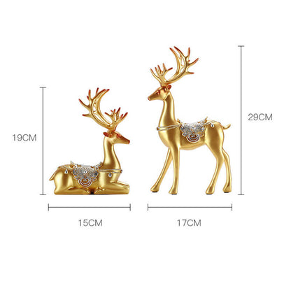 Lighteme Paar Hirsche Heimtextilien