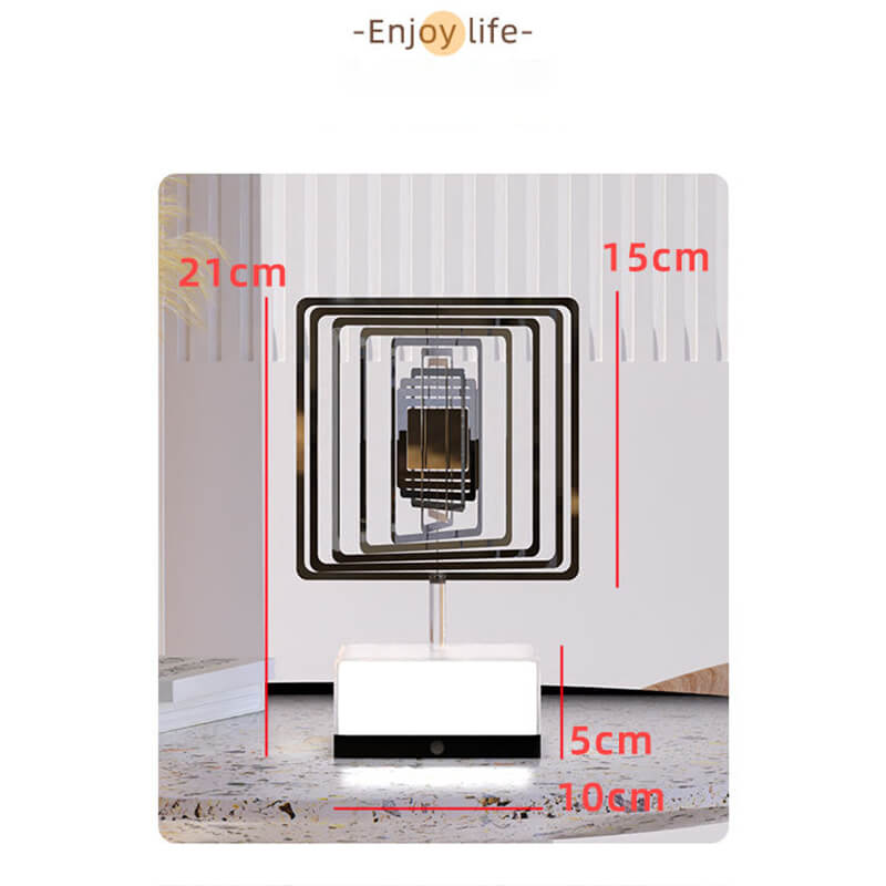 Décoration de chambre rotative 3D créative Lighteme