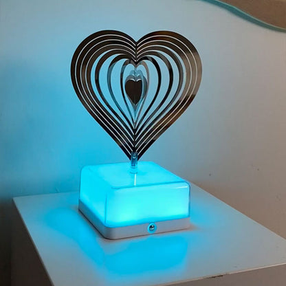 Décoration de chambre rotative 3D créative Lighteme