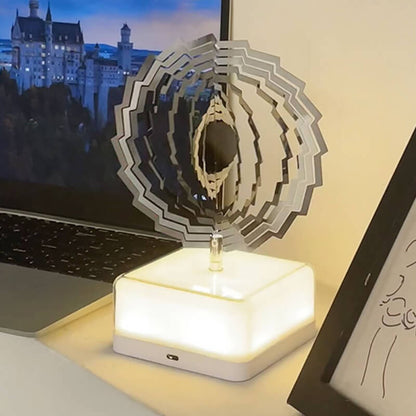 Décoration de chambre rotative 3D créative Lighteme