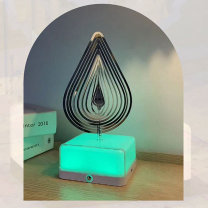 Décoration de chambre rotative 3D créative Lighteme