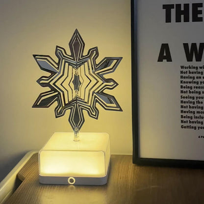 Décoration de chambre rotative 3D créative Lighteme