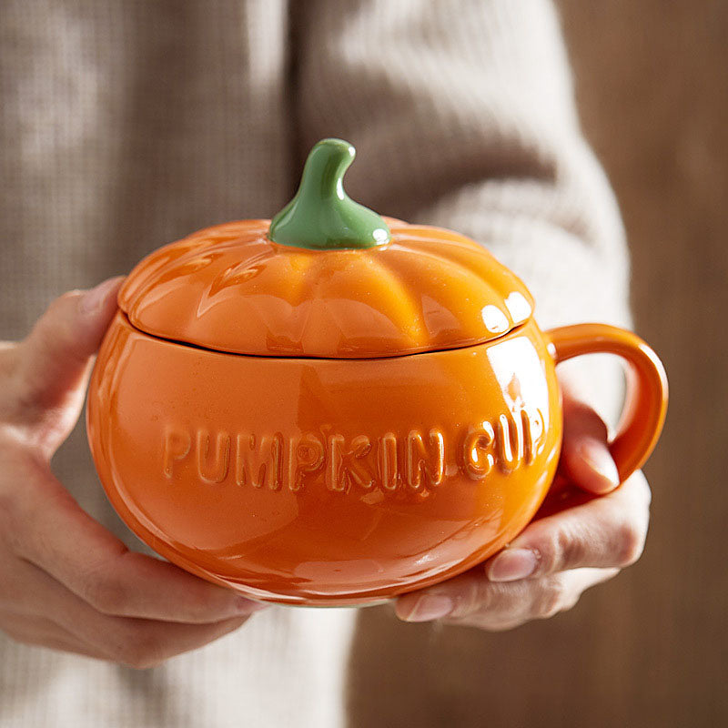 Lighteme Creative Ceramic Pumpkin Cup