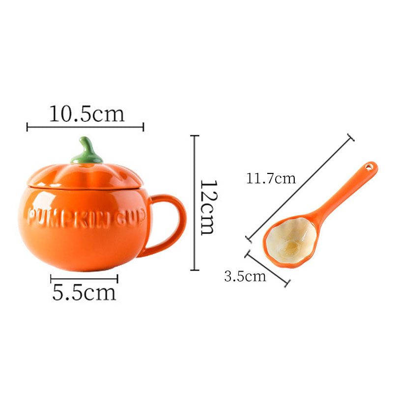 Lighteme Creative Ceramic Pumpkin Cup