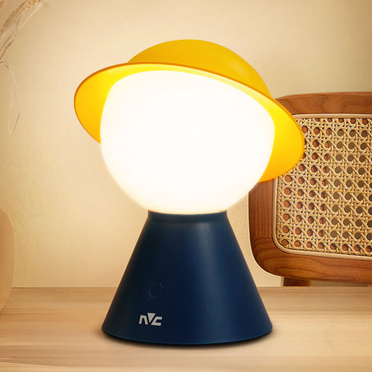 Lampe de nuit créative Lighteme en forme de chapeau de paille