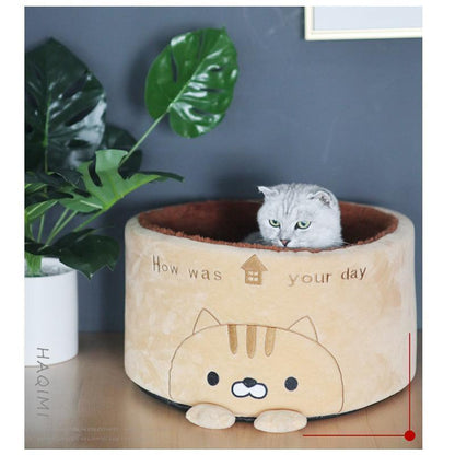 Lighteme Kreatives, hübsches zylindrisches Katzennest