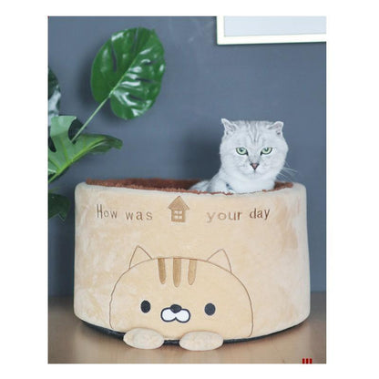 Lighteme Kreatives, hübsches zylindrisches Katzennest