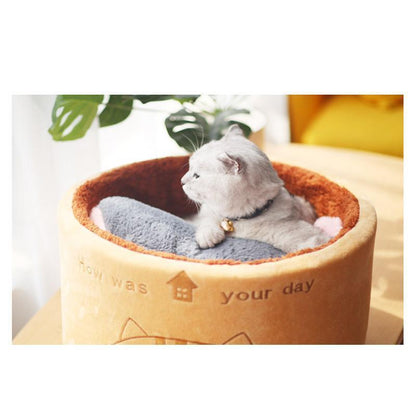 Lighteme Kreatives, hübsches zylindrisches Katzennest