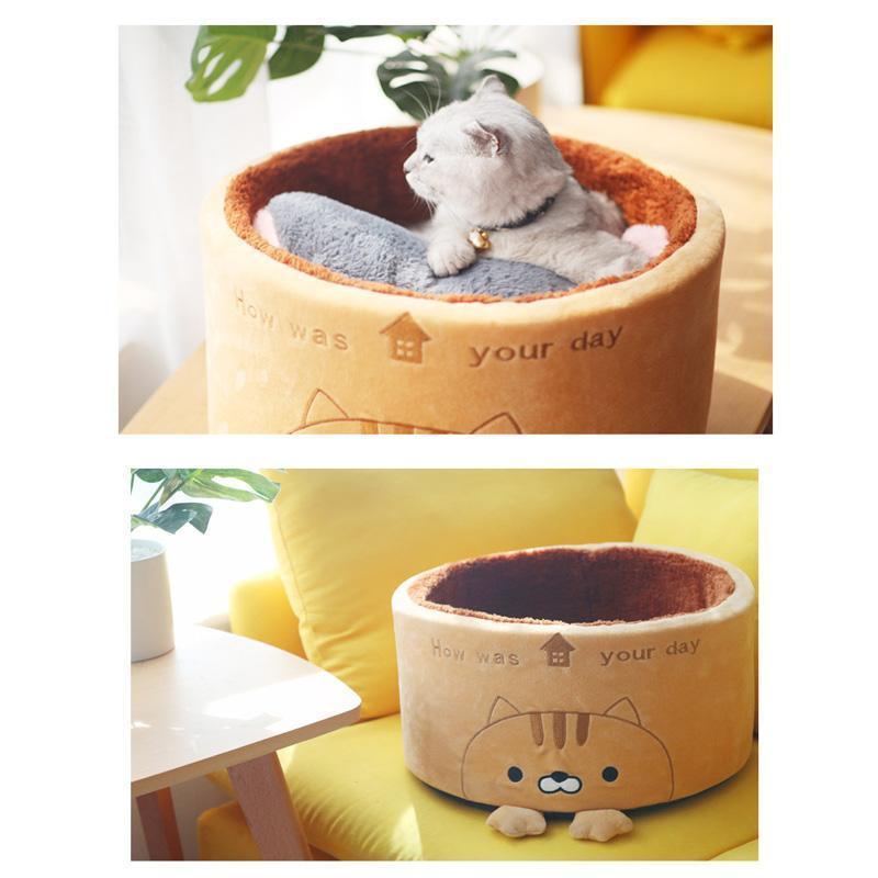 Lighteme Kreatives, hübsches zylindrisches Katzennest