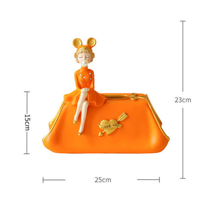 Lighteme Elegante Taschentuchbox „Bubble Girl“