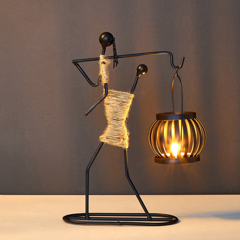 Lighteme Creative Iron Candle Holder