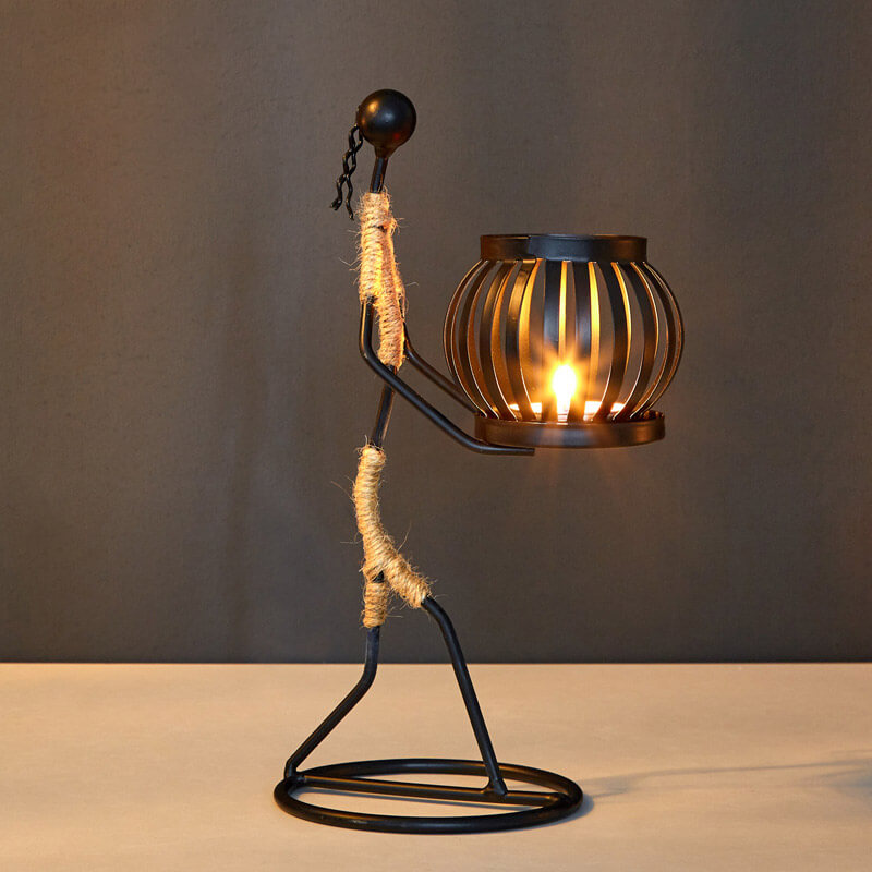Lighteme Creative Iron Candle Holder