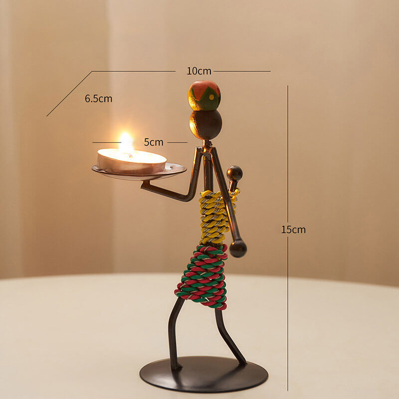 Lighteme Creative Iron Candle Holder