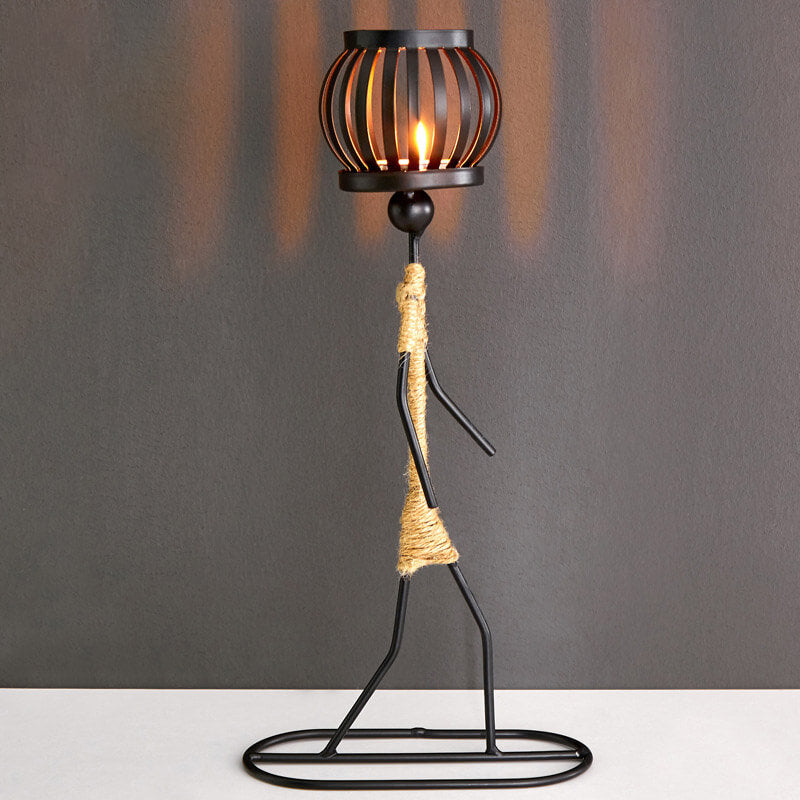 Lighteme Creative Iron Candle Holder