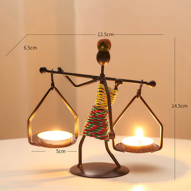 Lighteme Creative Iron Candle Holder
