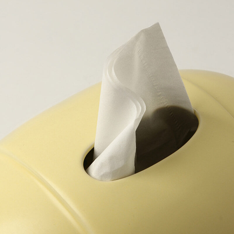 Lighteme Taschentuchbox aus Keramik in Croissantform