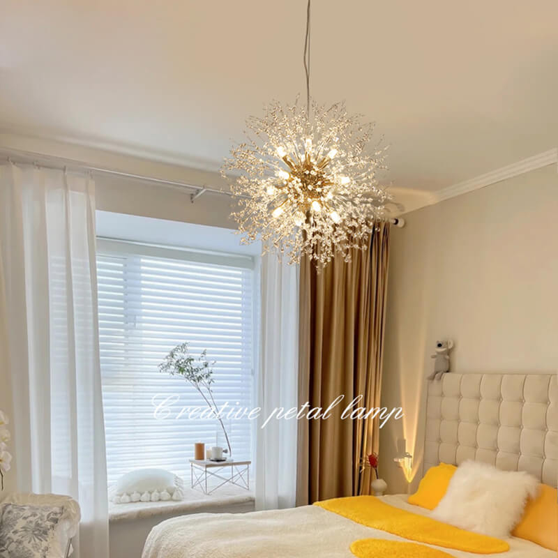 Lustre pissenlit en cristal Lighteme