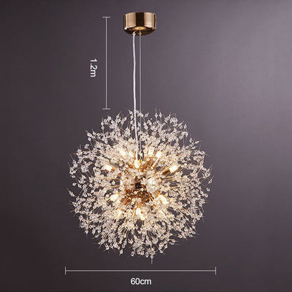 Lustre pissenlit en cristal Lighteme