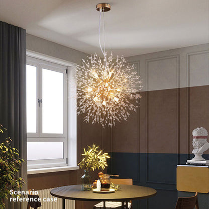 Lustre pissenlit en cristal Lighteme