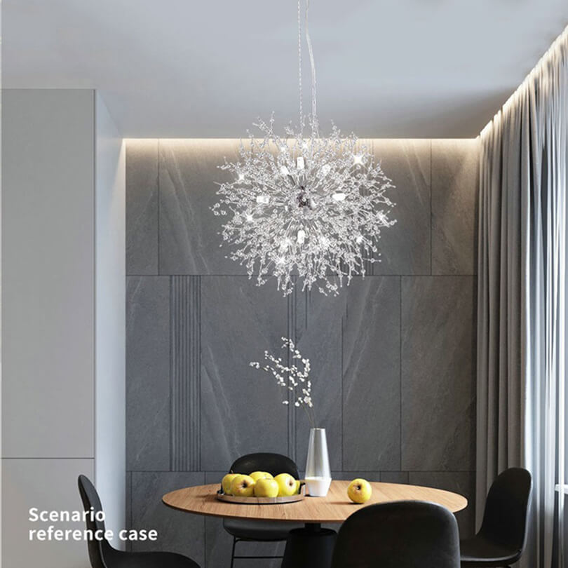 Lustre pissenlit en cristal Lighteme