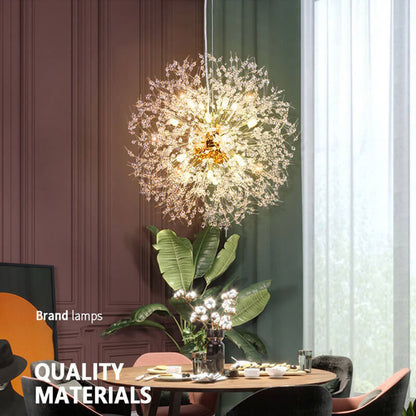 Lustre pissenlit en cristal Lighteme