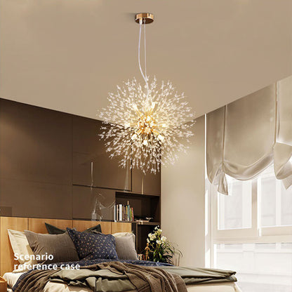 Lustre pissenlit en cristal Lighteme