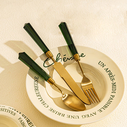 Ensemble de 3 couverts en cristal Lighteme