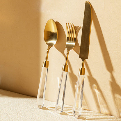 Ensemble de 3 couverts en cristal Lighteme