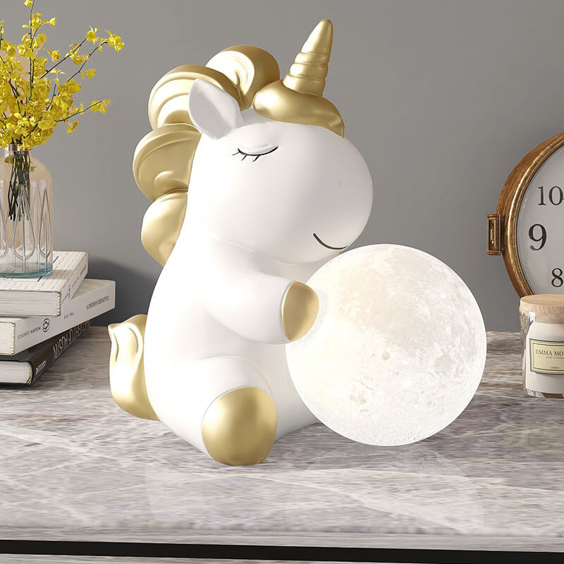 Lampe de nuit en résine en forme d'ours mignon Lighteme