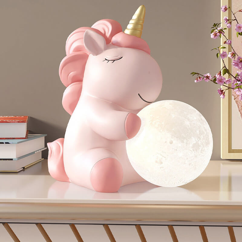 Lampe de nuit en résine en forme d'ours mignon Lighteme