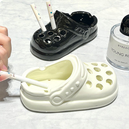 Lighteme Niedlicher Schuh-Aschenbecher mit Loch