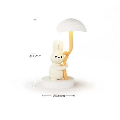Petite lampe de bureau Lighteme en forme de lapin mignon