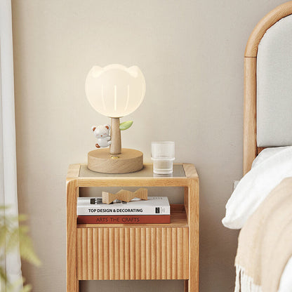 Lampe de table à fleurs mignonne Lighteme