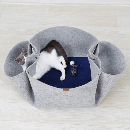 Lighteme DIY Diverse Petaloid Filz-Katzentunnel