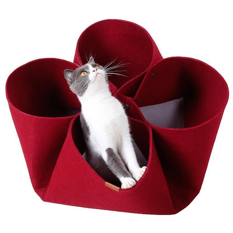 Lighteme DIY Diverse Petaloid Filz-Katzentunnel