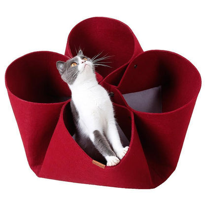 Lighteme DIY Diverse Petaloid Filz-Katzentunnel