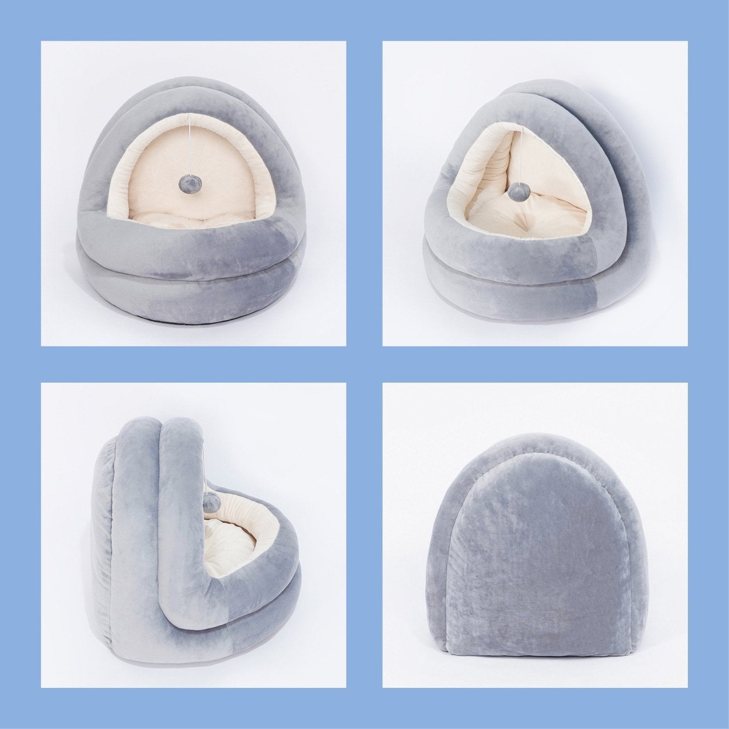 Lighteme Deluxe Waschbares Katzenhaus (2 Farben &amp; 2 Größen)