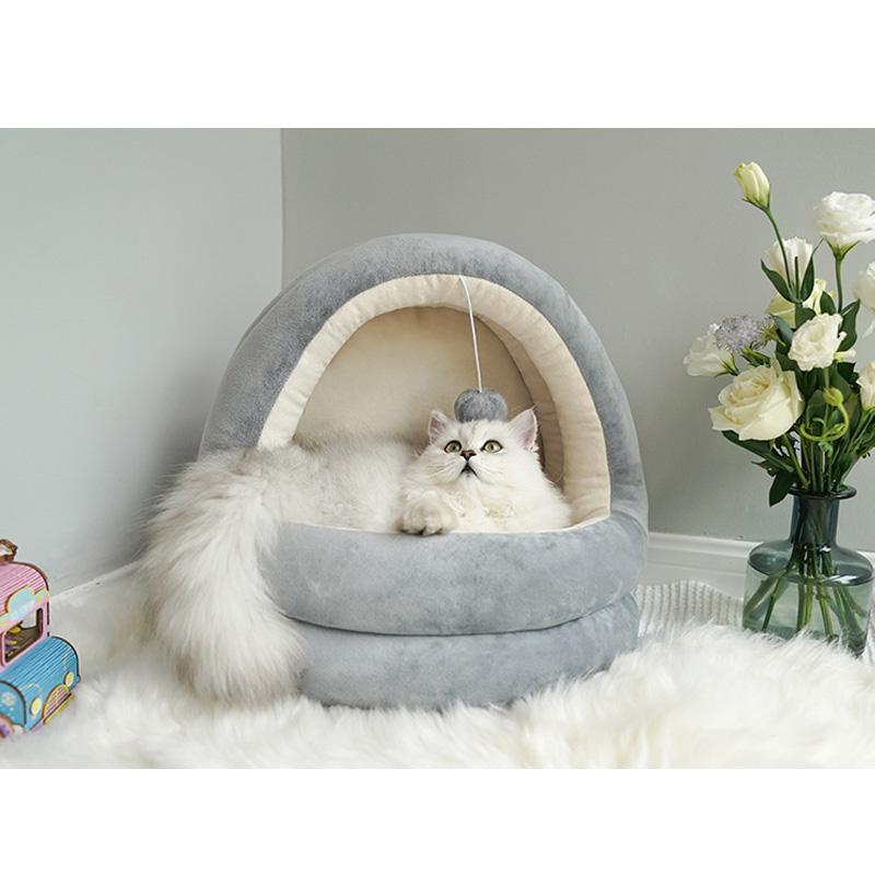 Lighteme Deluxe Waschbares Katzenhaus (2 Farben &amp; 2 Größen)