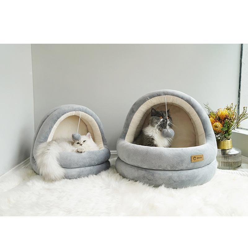 Lighteme Deluxe Waschbares Katzenhaus (2 Farben &amp; 2 Größen)