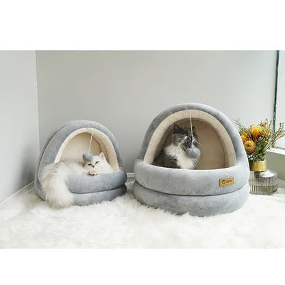 Lighteme Deluxe Waschbares Katzenhaus (2 Farben &amp; 2 Größen)