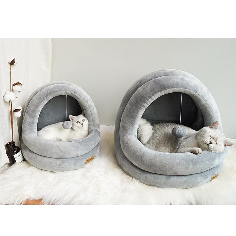 Lighteme Deluxe Waschbares Katzenhaus (2 Farben &amp; 2 Größen)