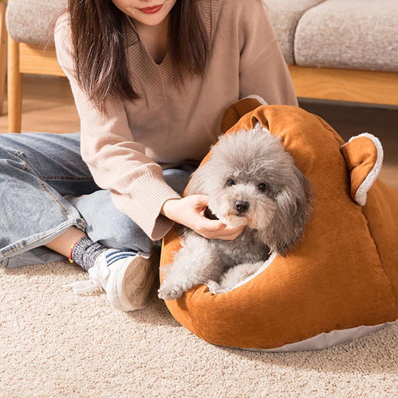 Maison pour chat semi-fermée détachable Lighteme