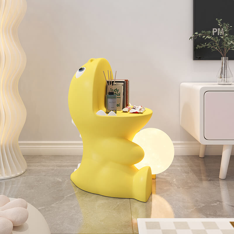 Décoration de rangement en résine dinosaure Lighteme