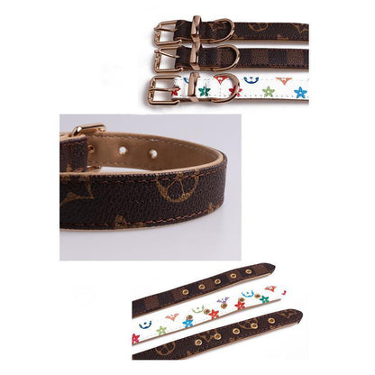 Lighteme Hundehalsband, modisch, verstellbarer Halsriemen (3 Farben &amp; 5 Größen)