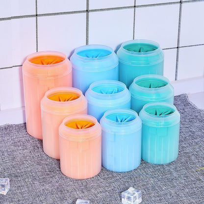 Lighteme Hunde-Reinigungsbecher aus Silikon (2 Stück, 3 Farben &amp; 3 Größen)