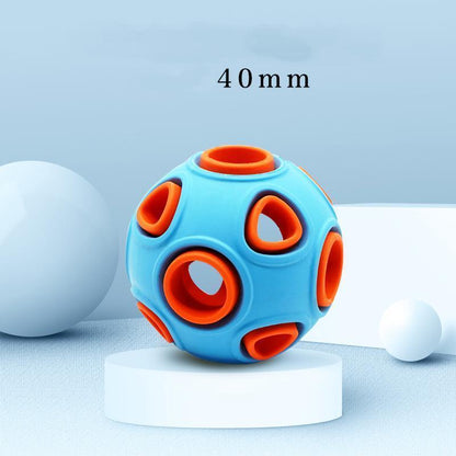 Lighteme Hundespielzeug Beißball Hüpfball (2 Farben, 2 Größen, 3 Ausführungen)