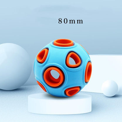 Lighteme Hundespielzeug Beißball Hüpfball (2 Farben, 2 Größen, 3 Ausführungen)