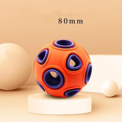 Lighteme Hundespielzeug Beißball Hüpfball (2 Farben, 2 Größen, 3 Ausführungen)