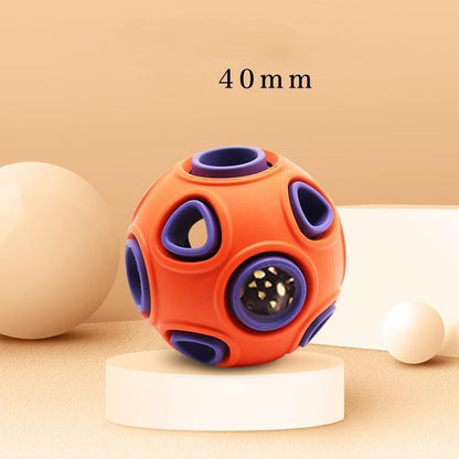 Lighteme Hundespielzeug Beißball Hüpfball (2 Farben, 2 Größen, 3 Ausführungen)