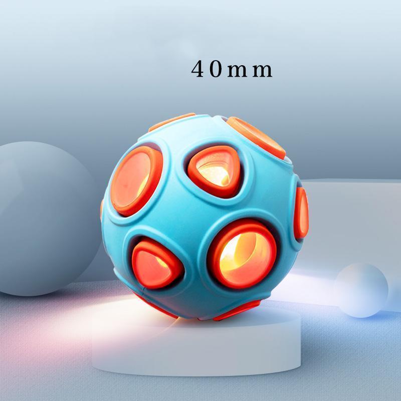 Lighteme Hundespielzeug Beißball Hüpfball (2 Farben, 2 Größen, 3 Ausführungen)